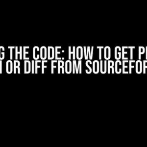 Cracking the Code: How to Get Plaintext Patch or Diff from Sourceforge PR